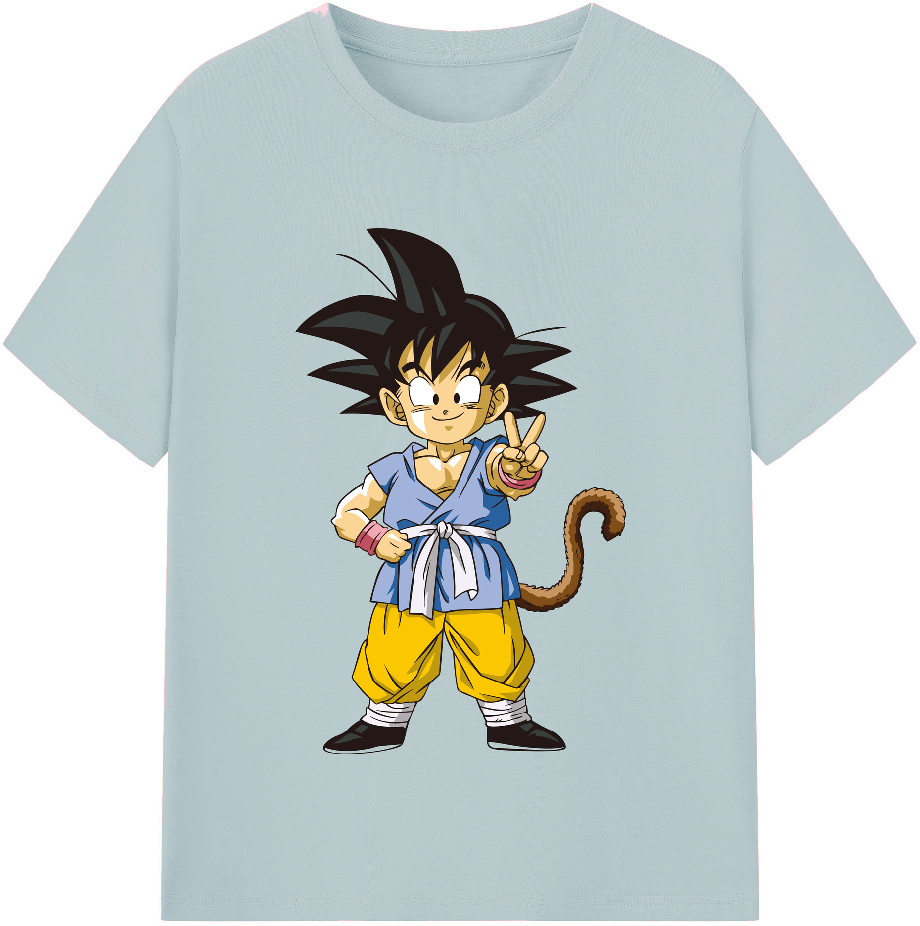 （画像用） ドラゴンボール 孫悟空（そん ごくう）Son Goku カカロット DRAGON BALL Kakarotto 綿100％半袖Tシャツ（フロントプリント）